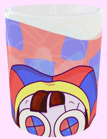 Taza - Pomni (Digital Circus) - Dibujado al 100%